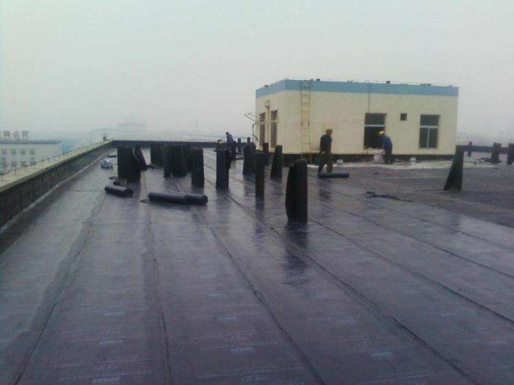 屋顶防水卷材施工